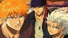 White hair bandana bleach braids kurosaki ichigo orange hair 