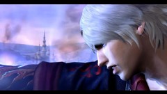 White hair blue light Nero devil may cry dmc