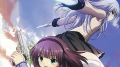 White hair Swords clouds