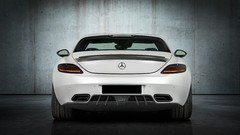 White Mercedes-Benz mansory racing amg sls amg sls amg gt3 