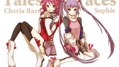 White pink hair long hair short hair yellow eyes purple hair 