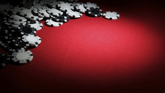 White poker black red