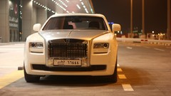 White roads Rolls Royce qatar Arab