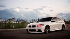 White tuning BMW 5 Series