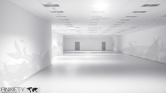 White wall buildings interior