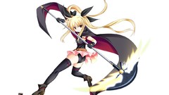White weapons blondes anime girls mahou shoujo lyrical nanoha 