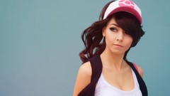 White woman Pokemon touko redheads cosplay Hilda