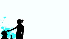 Widescreen abstract headshots Women