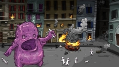 Widescreen Anime cartoon blob