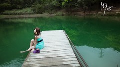 Widescreen lakes Chinese Actress asians models photo shoot 