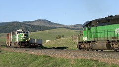 Widescreen locomotives trains BNSF