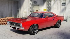Widescreen muscle cars Plymouth Barracuda
