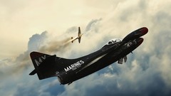 Widescreen the sky airplanes