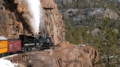 Widescreen trains steam locomotives narrow gauge