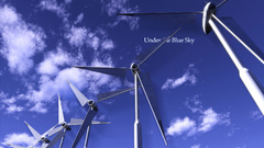 Windmill under The blue