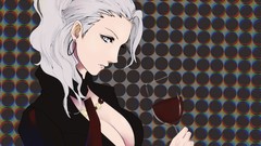 Wine white hair blue eyes illusions Naomi Kimishima