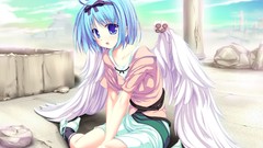 Wings angels anime girls magus tale