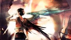 Wings Anime shingeki no kyojin eren jaeger anime boys paintwork