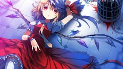 Wings blood crystals dress tie hats Vampires red eyes red dress 