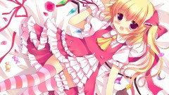 Wings Candies Azumi Ribbons blondes touhou open mouth flandre 