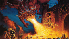 Wings Castles Dragons fire