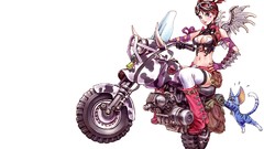 Wings cats cleavage pixiv