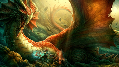 Wings Dragons fantasy art