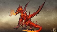 Wings Dragons Monsters fire