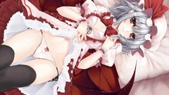 Wings dress hats Vampires navel beds red eyes bows pillows 