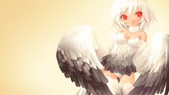Wings ecchi feathers red