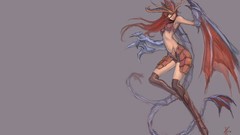 Wings gray background Dragons Warriors helmets tails League of 