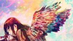 Wings haibane renmei watercolor