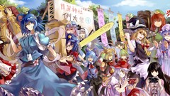 Wings headphones glasses dress horns white hair red eyes 