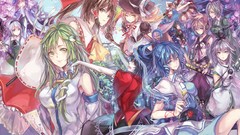 Wings headphones hats white hair stockings blondes zombies blue 