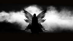 Wings silhouettes harry potter