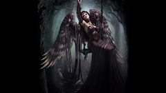 Wings Trees feathers Gothic