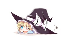 Wings white background hats Chibi Ribbons blondes blush anime 