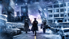 Winter comics artwork Drawn