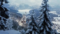 Winter germany bavaria Neuschwanstein Castle