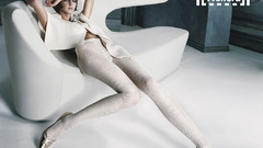 Winter girl fall model fashion wolford