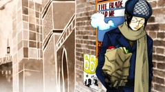 Winter hats buildings scarfs bleach anime boys Ishida Uryuu 