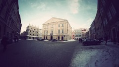 Winter Poland Europe Old City lublin