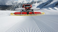 Winter school ski pisten