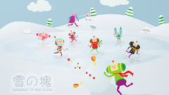 Winter snow Katamari Damacy