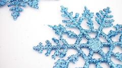 Winter snow snowflakes