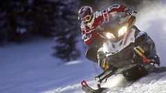 Winter snowmobile Yamaha artwork