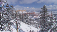 Winter storm at bryce