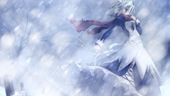 Winter touhou izayoi sakuya