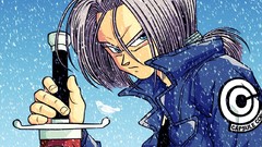 Winter trunks Men Birds Anime Dragon Ball Z long hair anime 