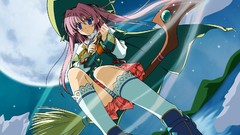 Witch anime girls wiz anniversary